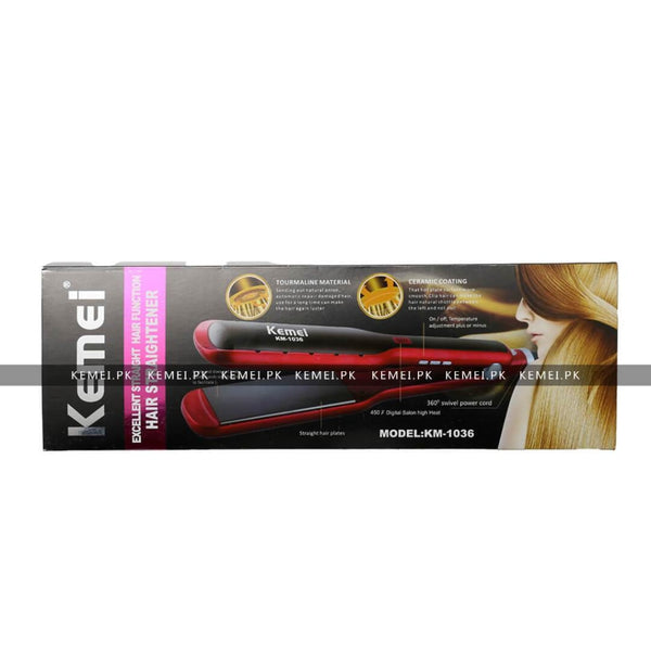 Kemei Km-1036 Professional Digital Hair Straightener