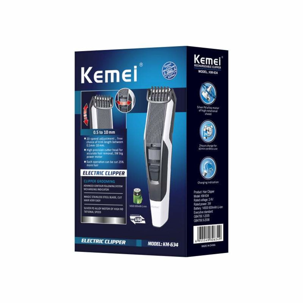 Kemei 632 0.5-10mm Adjustable Hair Trimmer – Kemei