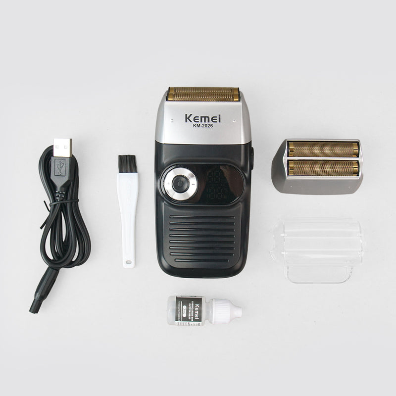 KM-2026 Rechargeable Cordless Razor For Men