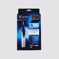 KM-312 3-in-1 Rechargeable Nose Eyebrow Ear Sideburns Hair Trimmer