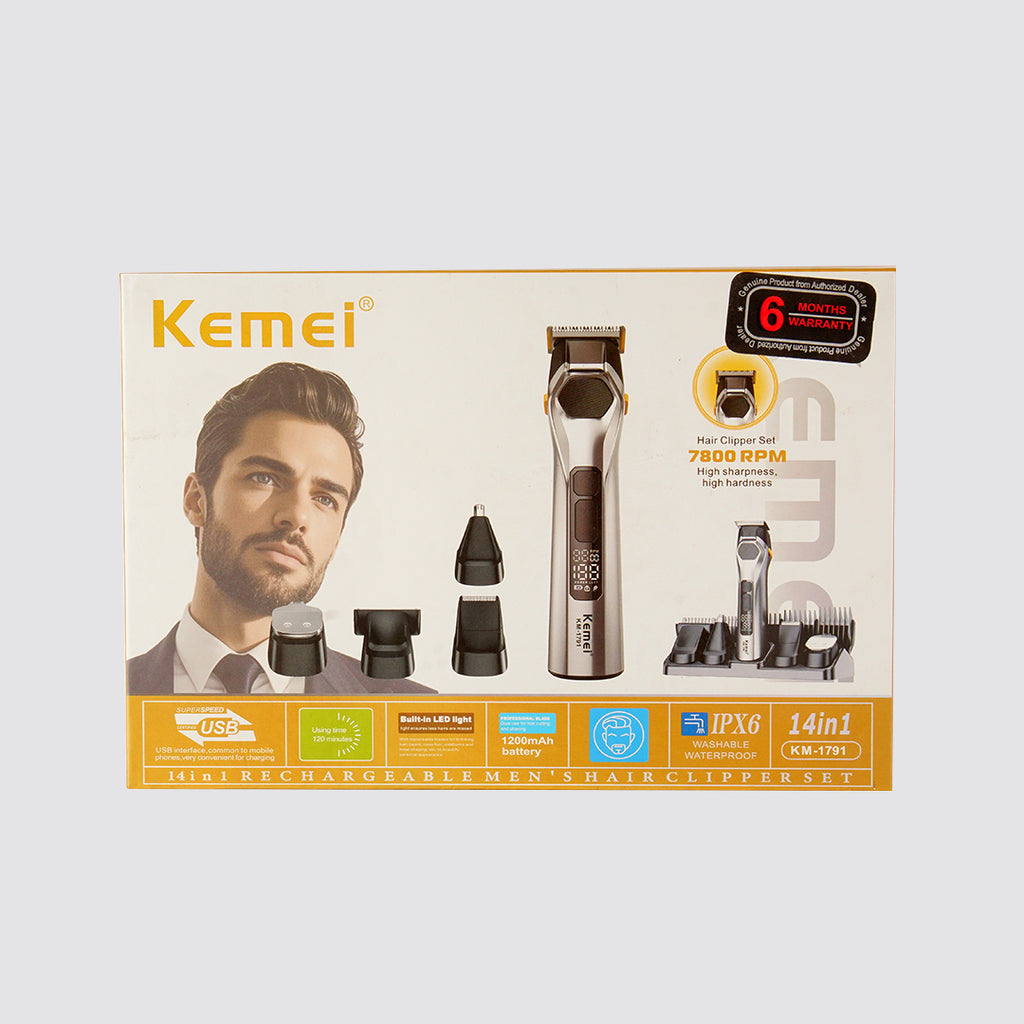 Kemei KM 1791 14 in 1 Multi Grooming Kit Kemei Pakistan kemei-km-1791-14-in-1-multi-grooming-kit-kemei-pakistan