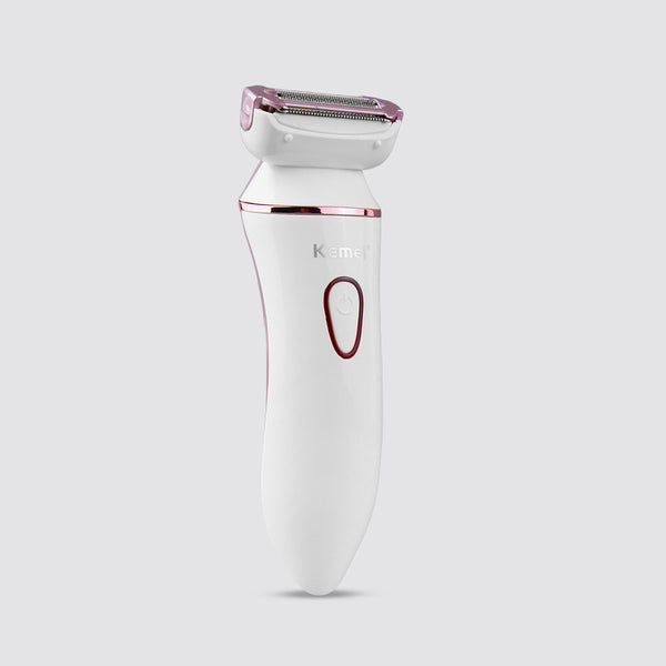 KM-7202 5 in 1 Shaver | Facial cleansing brush | Shaving Blade | Trimming Blade | 3 in 1 blade | Charging dock
