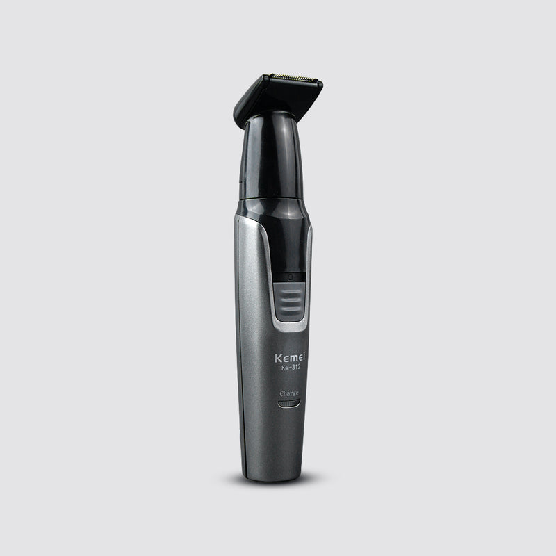 KM-312 3-in-1 Rechargeable Nose Eyebrow Ear Sideburns Hair Trimmer