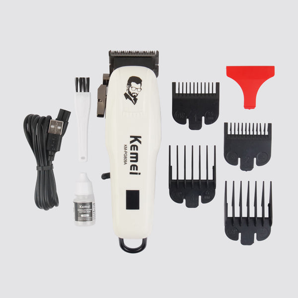 KM-PG809A Prossional Trimmer With Comb Set, Lithium Batteries & Fast Charging