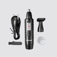 KM-9688 - 2 In 1 Rechargeable Hair and Nose Trimmer