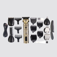 KM-1637 Digital 21 in 1 Grooming Kit With Lithium Batteries (Trimmer, Shaver, Body Groomer & Nose Trimmer All in One)