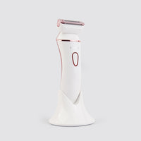 KM-7202 5 in 1 Shaver | Facial cleansing brush | Shaving Blade | Trimming Blade | 3 in 1 blade | Charging dock