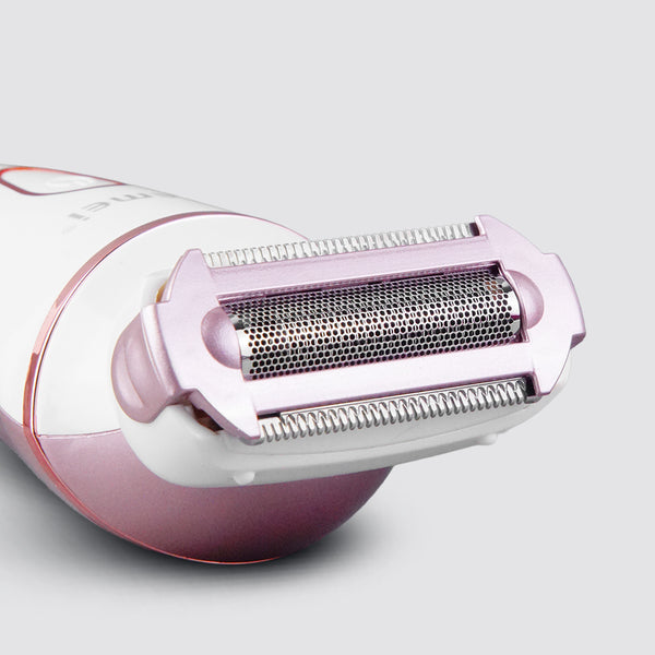 KM-7202 5 in 1 Shaver | Facial cleansing brush | Shaving Blade | Trimming Blade | 3 in 1 blade | Charging dock