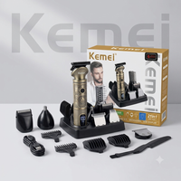 KM-1637 Digital 21 in 1 Grooming Kit With Lithium Batteries (Trimmer, Shaver, Body Groomer & Nose Trimmer All in One)