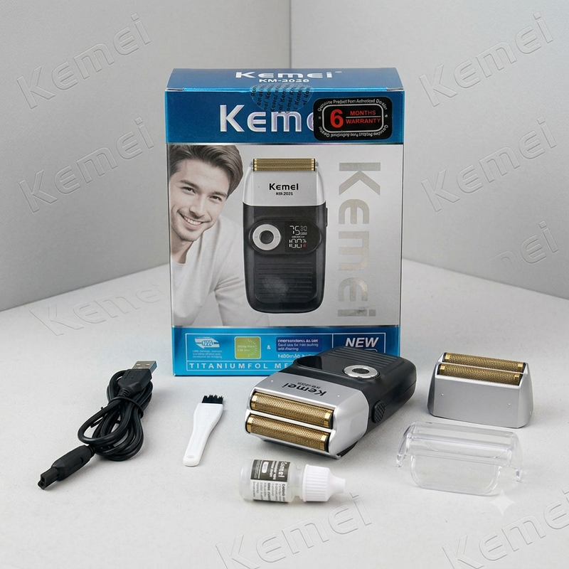 KM-2026 Rechargeable Cordless Razor For Men
