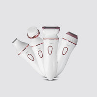 KM-7202 5 in 1 Shaver | Facial cleansing brush | Shaving Blade | Trimming Blade | 3 in 1 blade | Charging dock