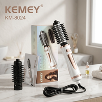 KM-8024 Volumizer | Hot Air Brush | Rotating Brush | Hair Dryer