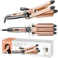 KM-1010 Foldable Three 3 Barrel Curler │ Waiver