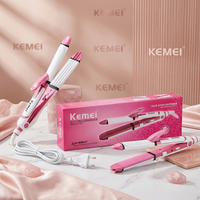 KM-1291 3 in 1 Hair Straightener