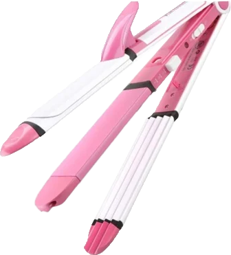 KM-1291 3 in 1 Hair Straightener