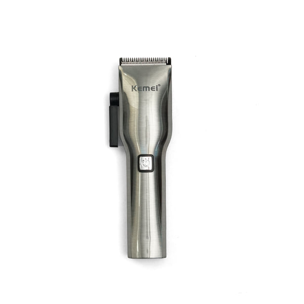 Kemei KM-6050 Professional hair Trimmer | Digital | Lithium Batteries | 8 Guiding Combs