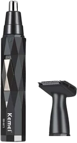 KM-6673 2in 1 men's facial shaver nose trimmer