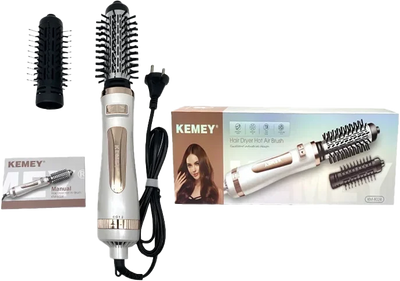 KM-8024 Volumizer | Hot Air Brush | Rotating Brush | Hair Dryer