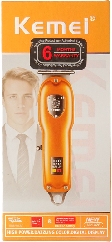 KM-026 Professional Hair Clipper - Kemei