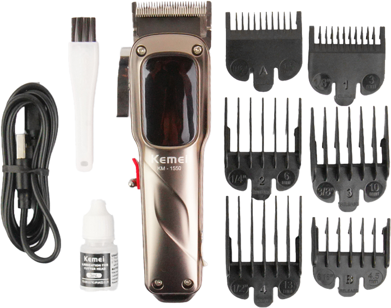 KM-1550 Professional Hair Clipper - Kemei