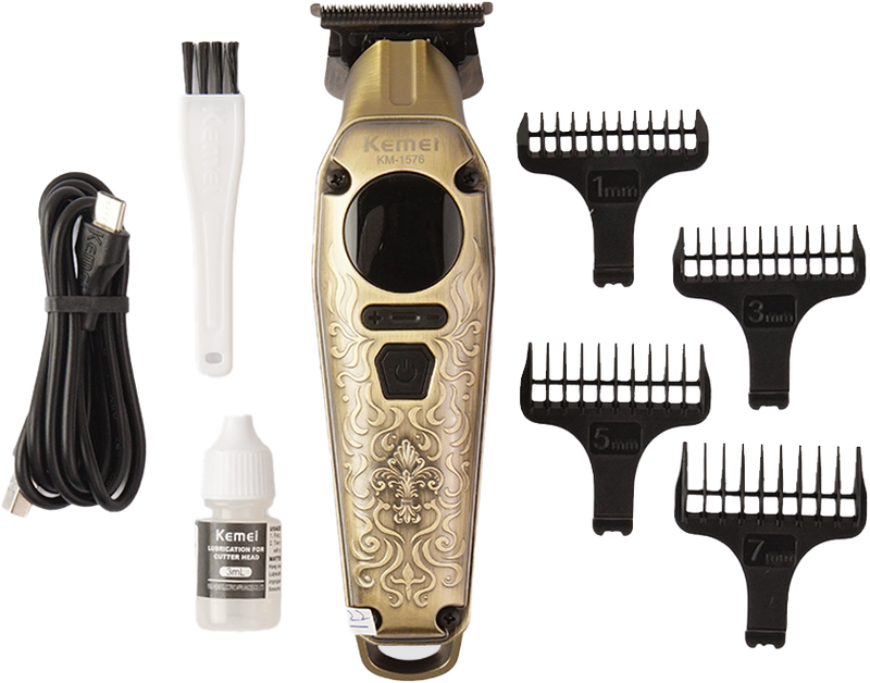 KM-1576 Professional Hair Trimmer - Kemei
