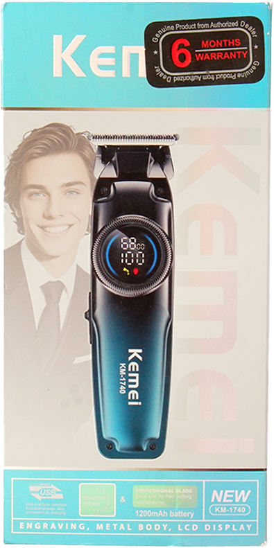 KM-1740 Professional Hair Trimmer - Kemei