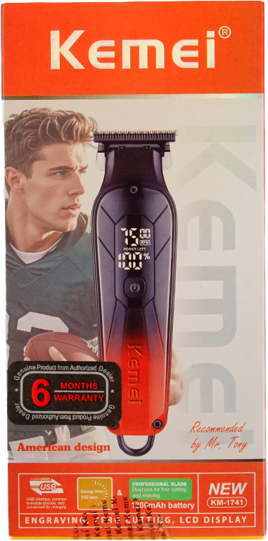 KM-1741 Professional Hair Trimmer - Kemei