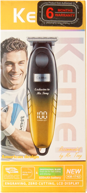 KM-1742 Professional Trimmer Kit - Kemei