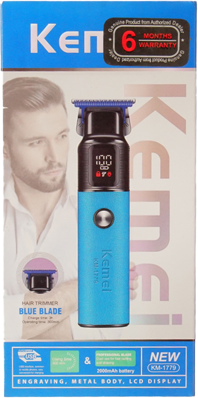 KM-1779 Professional Hair Trimmer - Kemei