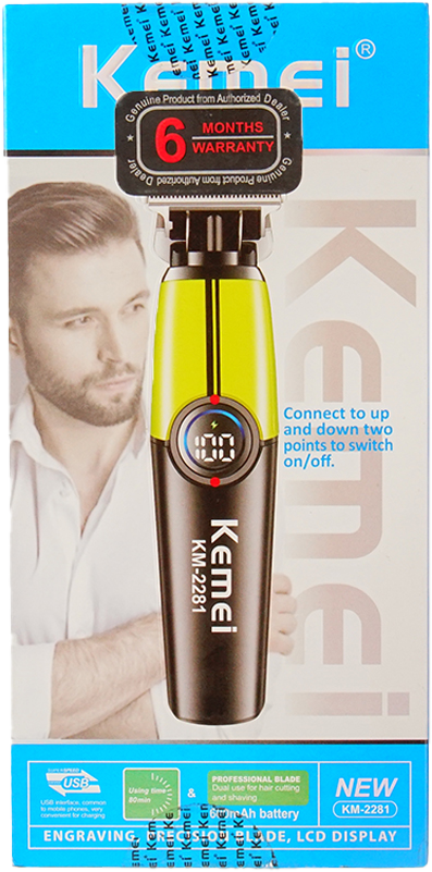 KM-2281 Professional Hair Trimmer - Kemei