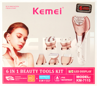 KM-7115 6-in-1 Beauty Care Kit - Kemei