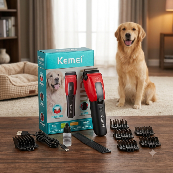 Kemei KM-CW2103 — Professional Pet Grooming Trimmer