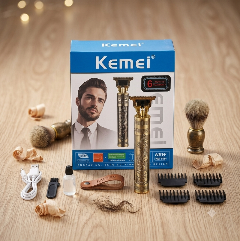 KM-T99 Professional Hair Clipper | Precision and Durability in Grooming Kit