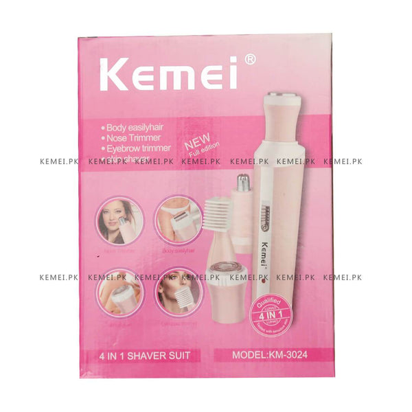 Kemei Km-3024 4 In 1 Ladies Epilator