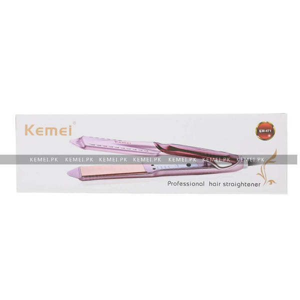 Kemei KM-471 Professional Hair Straightener with Temperature Control