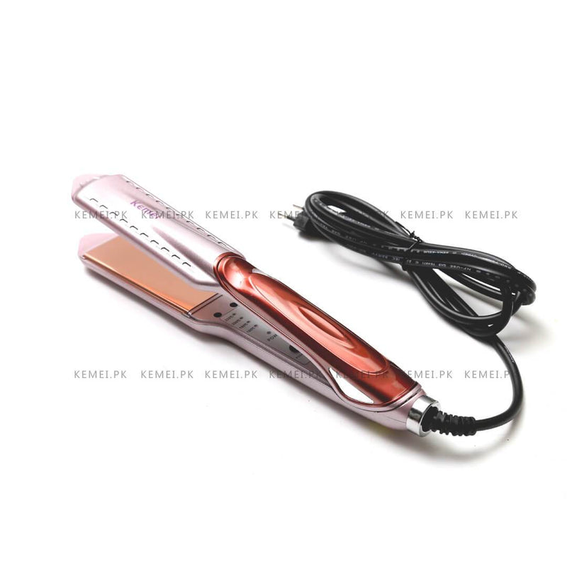 Kemei KM-471 Professional Hair Straightener with Temperature Control - Kemei Pakistan