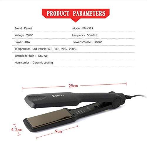 KM 329 Hair Straightener Kemei Pakistan