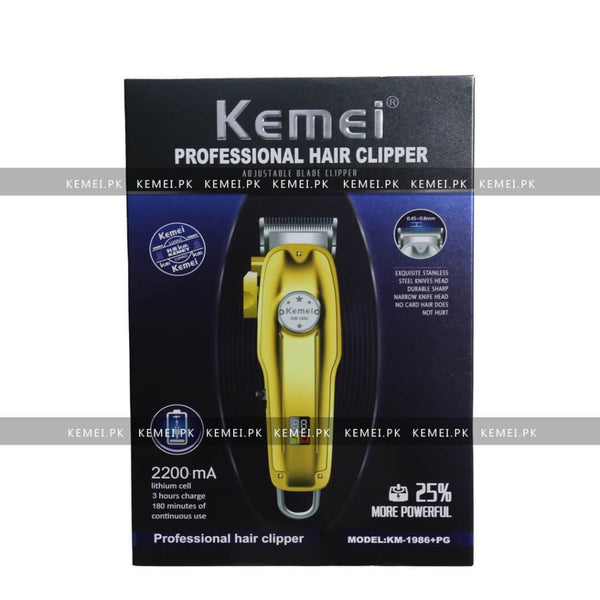 Kemei Km-1986 +Pg Barber Professional Hair Clipper