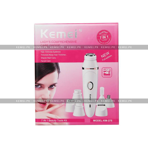 Kemei Km-375 7 In 1 Ladies Shaver