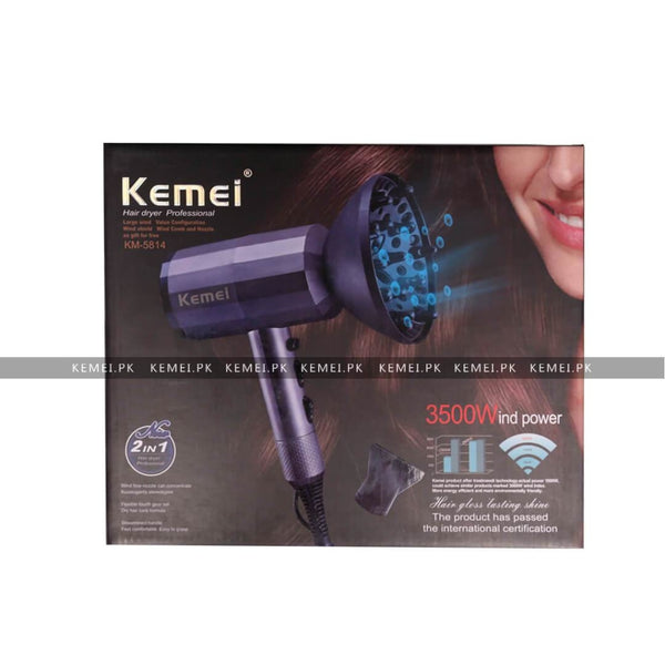 Kemei Km-5814 Professional Hair Dryer