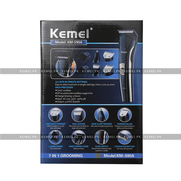 Kemei Km-590A 7 In 1 Grooming Kit