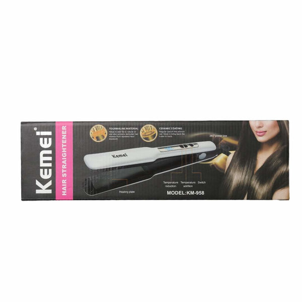 Kemei Km-958 Aluminum Digital Hair Staightener