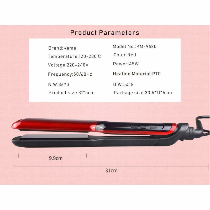 Kemei KM-9620 Professional Digital Hair Straightener